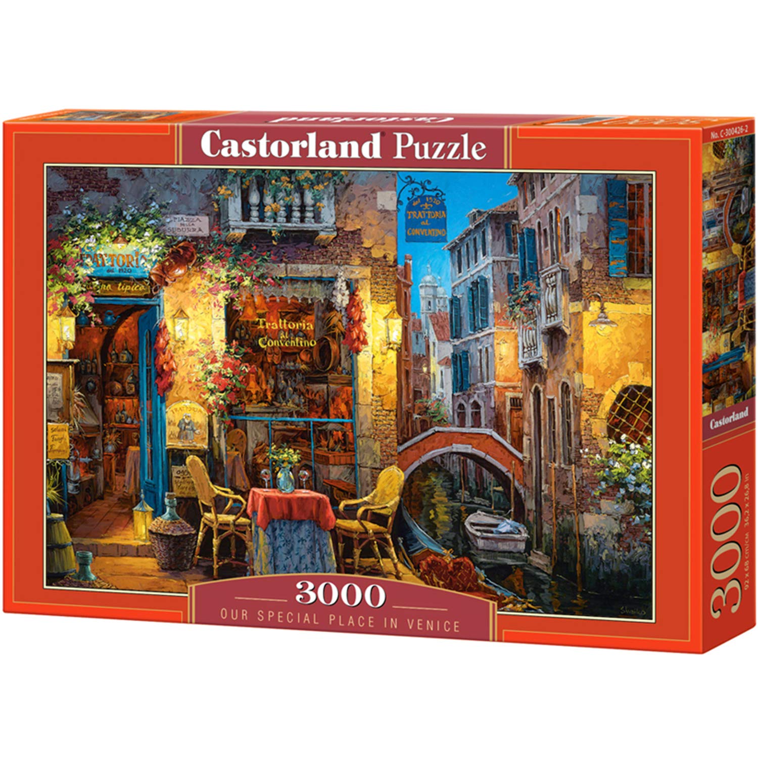 3000 Piece Jigsaw Puzzle for Adults - Venice Cityscape Art Puzzle - Challenging Family Puzzle Game - Europe Travel Inspired Home Decor    Perfect for family bonding, stress relief, home decoration, and as a unique gift for puzzle lovers and travel enthusiasts.