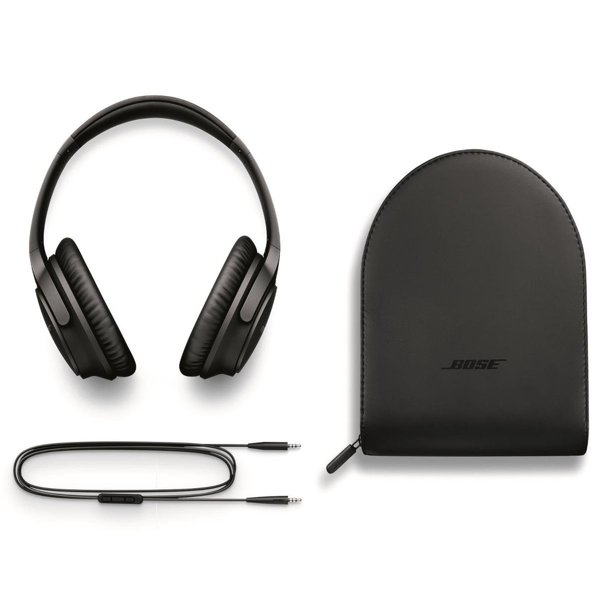 Bose SoundTrue Around-Ear Headphones II - Wireless Bluetooth Headset for Samsung & Android Devices, Noise Cancelling Over-Ear Headphones with Mic (Charcoal) - Perfect for Travel, Work & Music Lovers