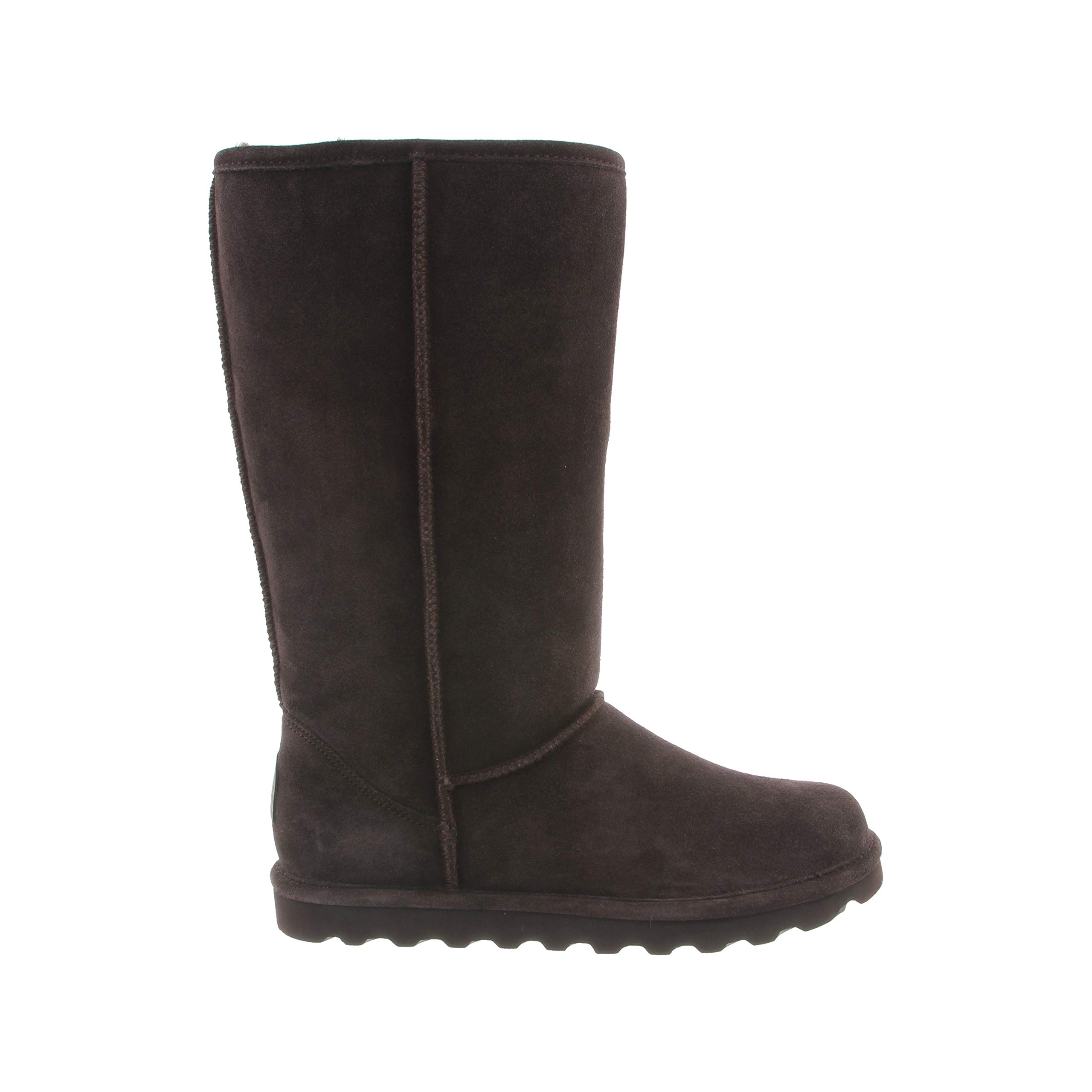 BEARPAW Women's Elle Tall Wide Winter Boots - Classic Suede Slip-On Ankle Boots for Women | Warm Comfortable Snow Boots in Multiple Colors | Perfect for Winter Hiking, Casual Wear & Snowy Days