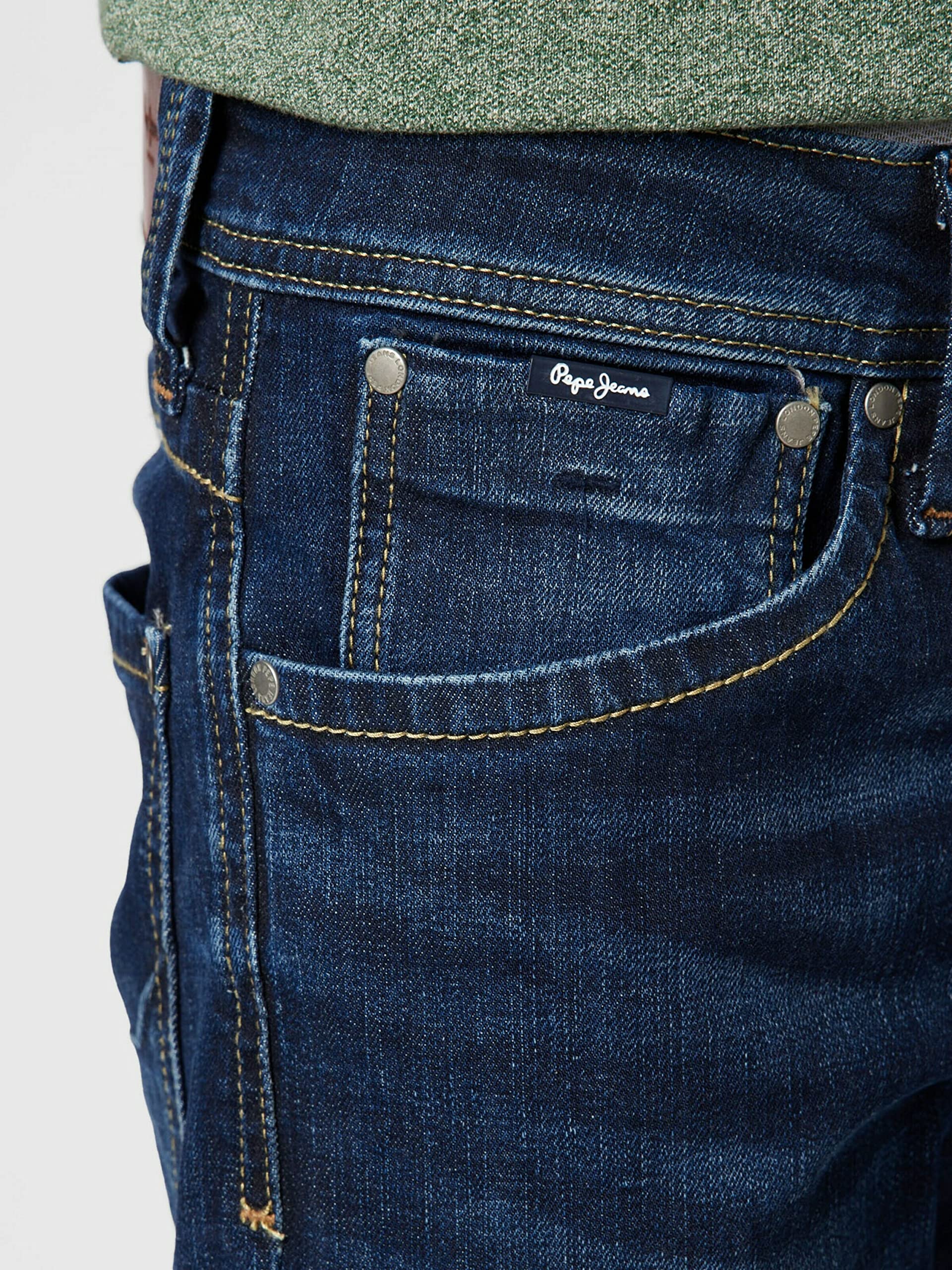 Pepe Jeans Kingston Zip 29 - Stylish Men's Slim Fit Stretch Denim Jeans for Casual Wear & Night Out | Comfortable & Fashionable Jeans for Everyday Use
