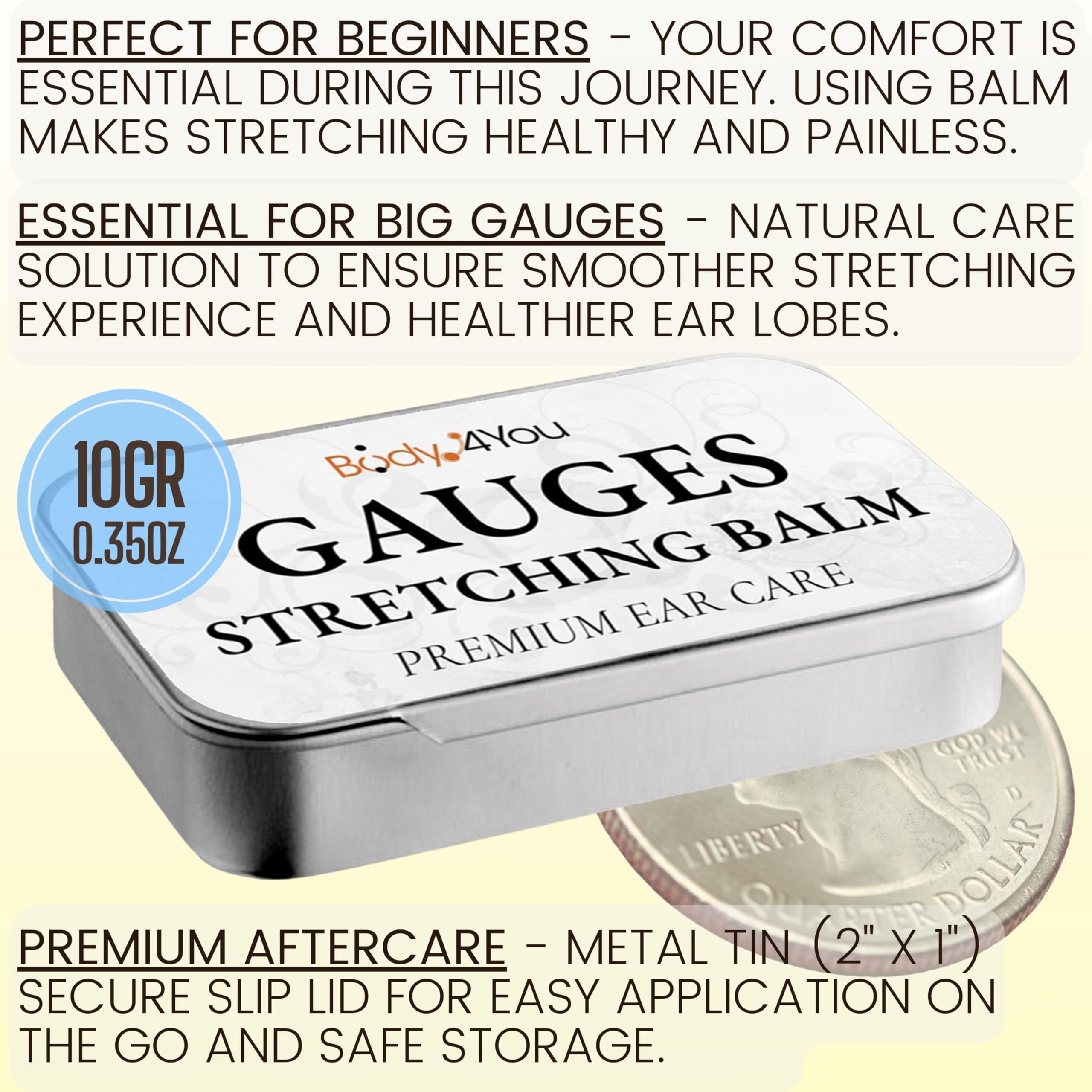BodyJ4You 38PC Ear Stretching Kit - 14G to 00G Beginner Gauges with Steel Tapers, Single Flare Plugs & Tunnels - Includes Jojoba Oil Balm Wax for Aftercare - Perfect for Women & Men Ear Piercing Jewelry - Ideal for Daily Wear, Gifting & Professional Ear Stretching