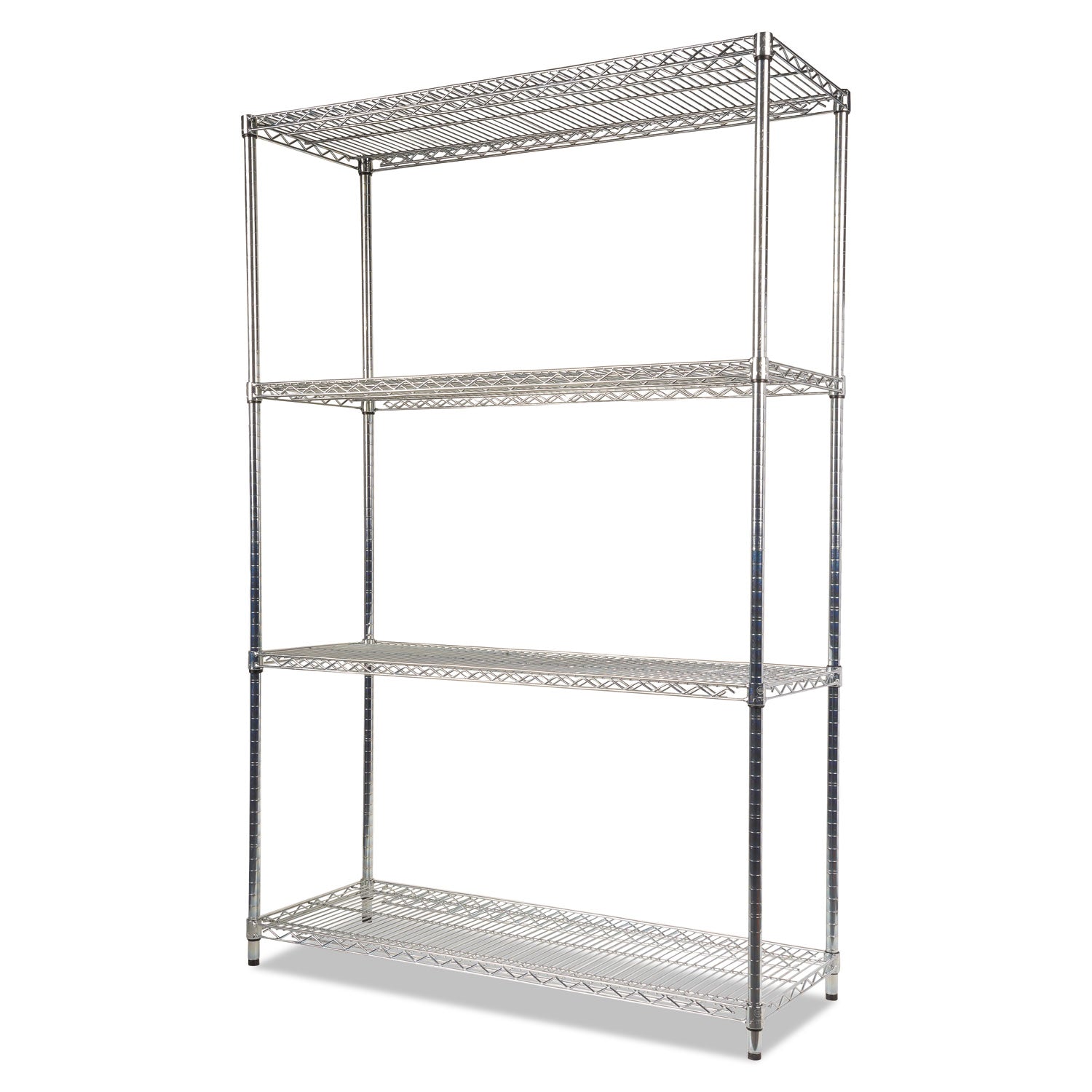 Alera® NSF Certified 4-Tier Industrial Wire Shelving Unit - 48