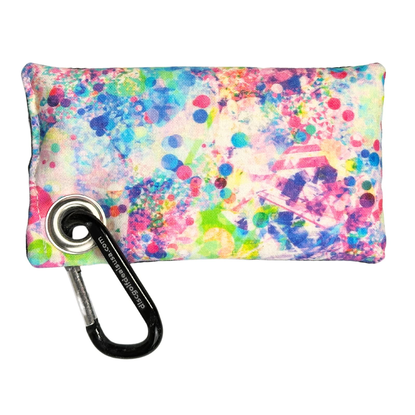 Premium Disc Golf Chalk Bag - Sweat-Proof Hand Grip Enhancer with Carabiner Clip | Essential Accessory for Summer Disc Golf | Improve Throwing Accuracy & Consistency | Perfect for Hot Weather Play & Tournament Use | by Hyzer Hound Discs