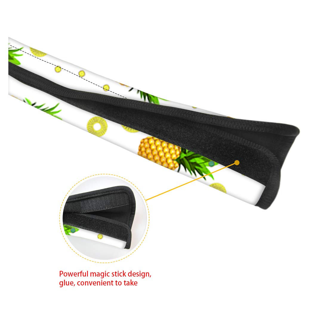 Dreaweet Yellow Fridge Handle Cover Set of 4 - Soft Refrigerator Door Covers for Kitchen Appliances - Washable & Hygienic Handle Protectors - Keep Your Fridge Handles Clean - Perfect for Home, Office & Restaurant Use