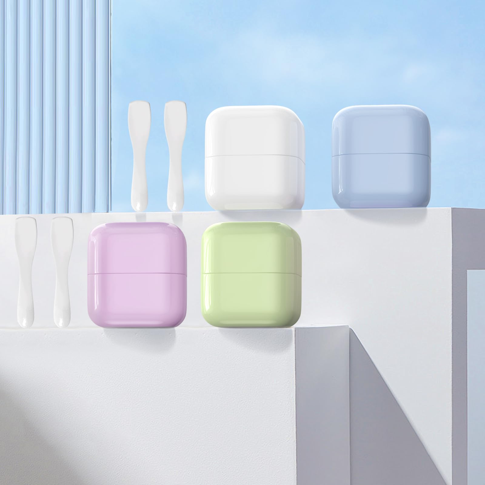 TSA Approved 1.7oz Travel Size Containers - Leak-Proof Toiletry Bottles for Shampoo, Lotion & Cosmetics | Perfect for Airplane Carry-On & Vacation Essentials