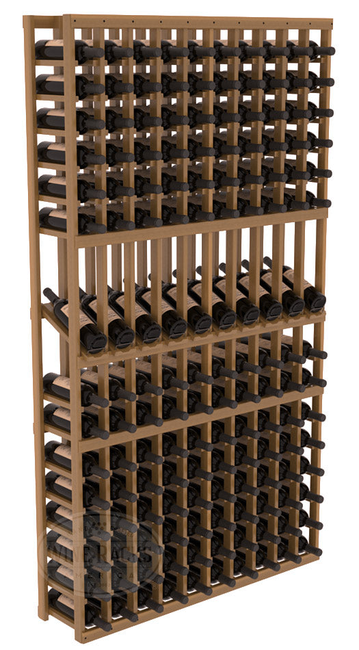 InstaCellar 10 Column Wine Bottle Display Rack - Perfect for Wine Storage, Cellar Organization, and Retail Store Shelving