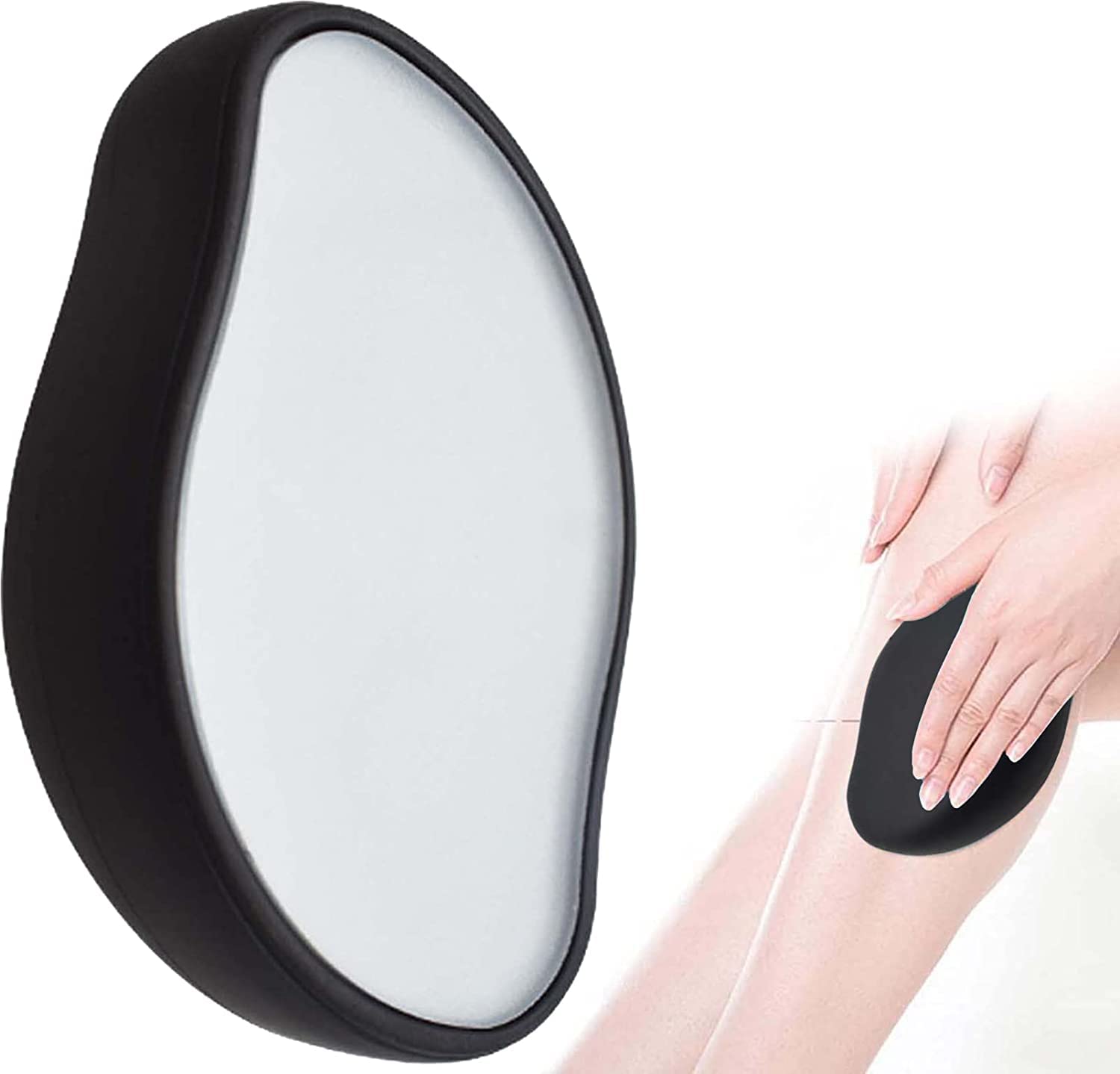 Crystal Hair Eraser for Women & Men - Painless Exfoliating Hair Removal Tool for Arms, Legs & Back | Magic Crystal Hair Remover for Smooth Skin | At-Home Spa & Beach-Ready Body Care