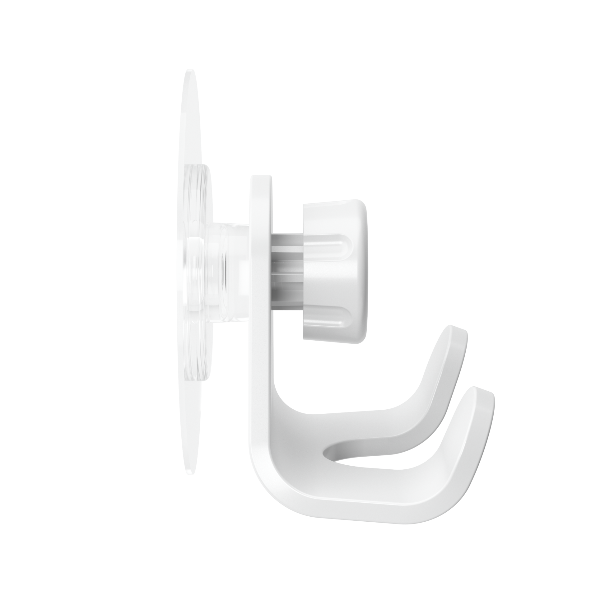 Flex Adhesive Double Hook - Heavy Duty Sticky Hooks for Hanging Organizers, Towels & Decor - Perfect for Bathroom, Kitchen & Office Use
