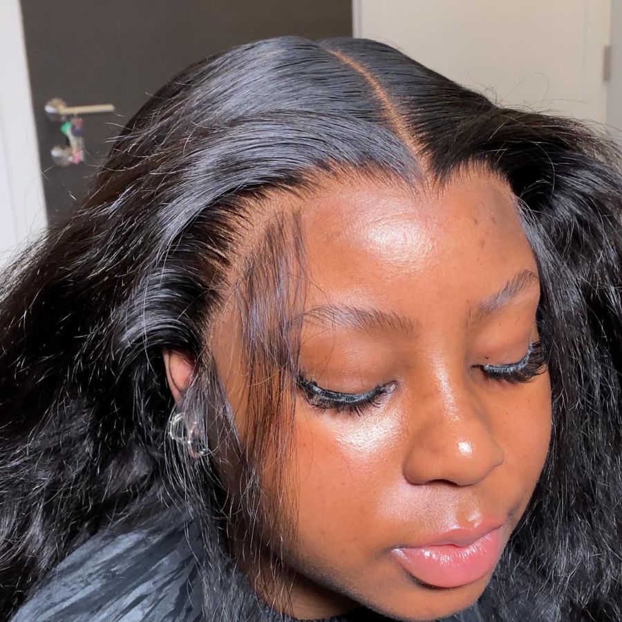 WOWANGEL 13x6 HD Lace Front Wig Straight Human Hair - Natural Skin Like Hairline - UK Shipping | Perfect for Daily Wear, Cosplay & Special Occasions