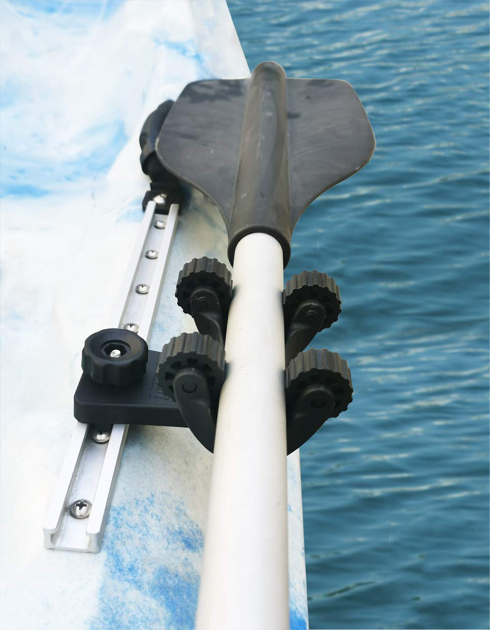 Brocraft Kayak Track Mount Paddle Holder - Secure & Adjustable Kayak Paddle Clip for Fishing & Recreation - Perfect for Kayaking, Canoeing & Outdoor Water Sports