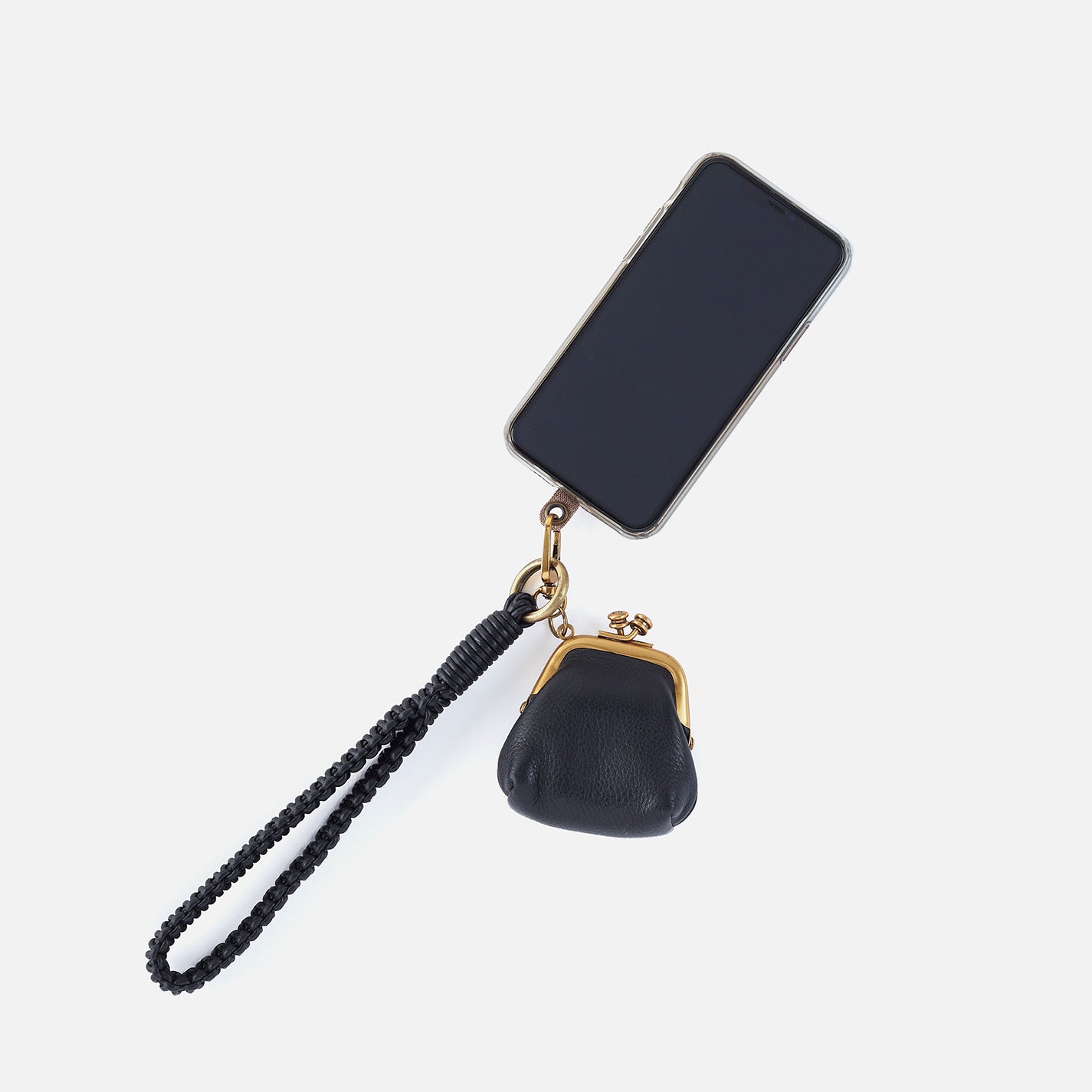Durable Fabric Phone Tether Tab in Brown - Secure Your Phone for Outdoor, Travel & Daily Use