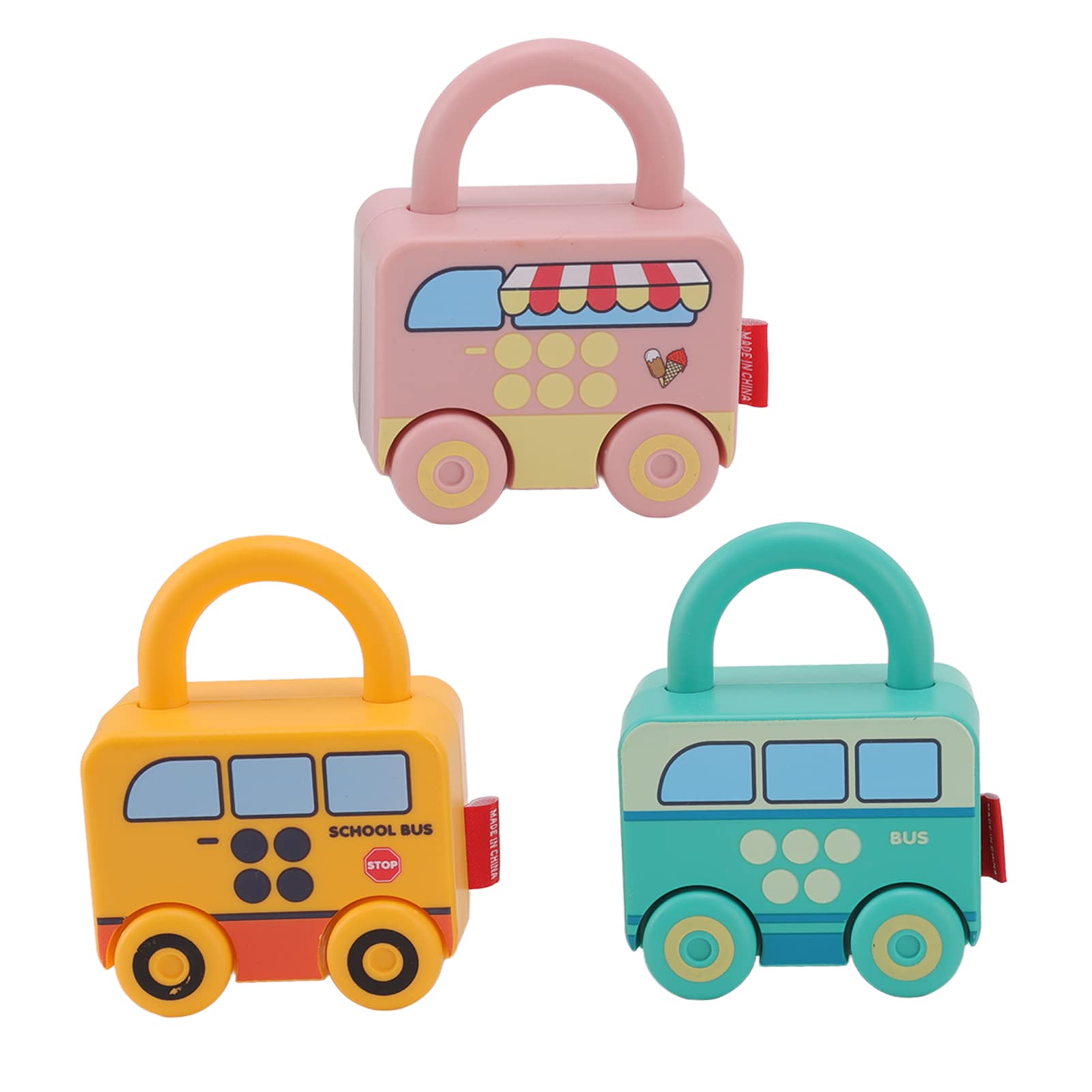 Educational Numeric Locks for Kids - Montessori Math Learning Toys with Number Locks - Preschool STEM Educational Toys for Boys & Girls - Perfect for Classroom, Homeschooling & Early Childhood Development
