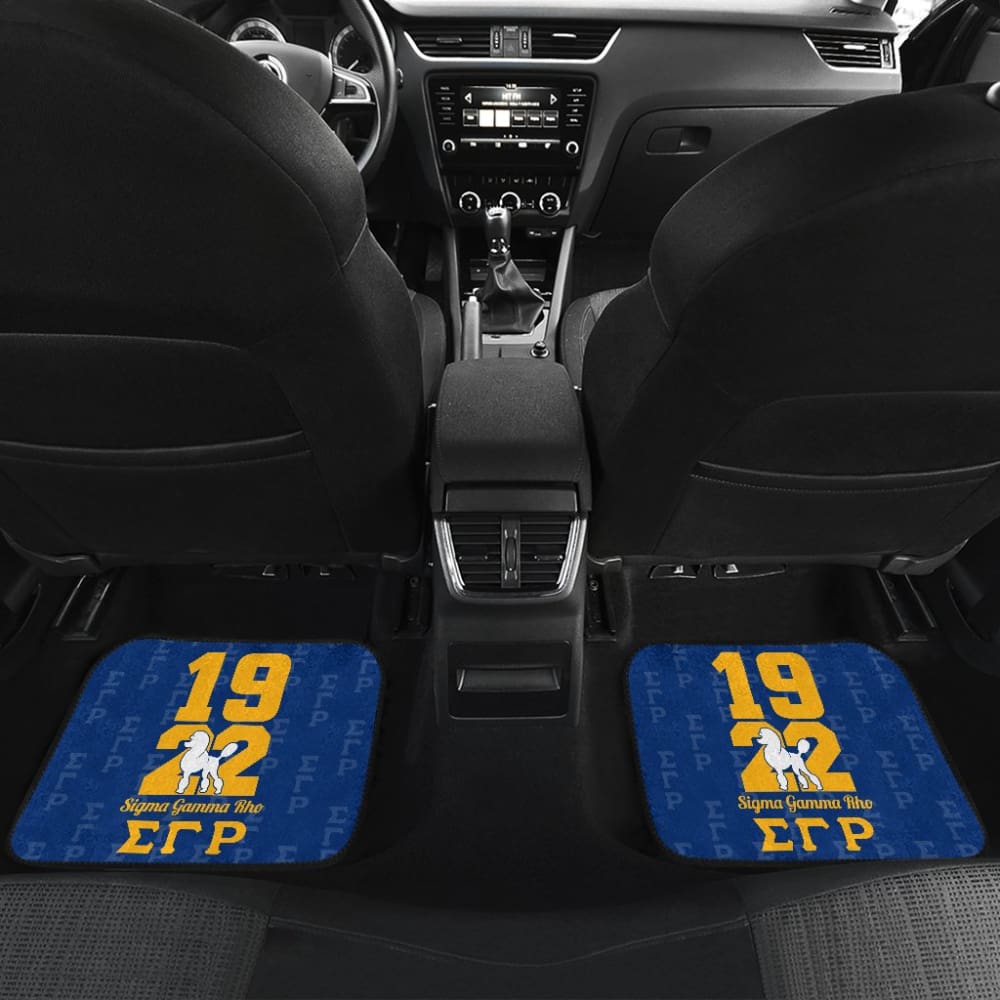 Premium Sigma Gamma Rho Car Floor Mats - Africa Zone Design - All-Weather Protection for Cars, SUVs & Trucks - Perfect for Sorority Events, Road Trips & Daily Commutes