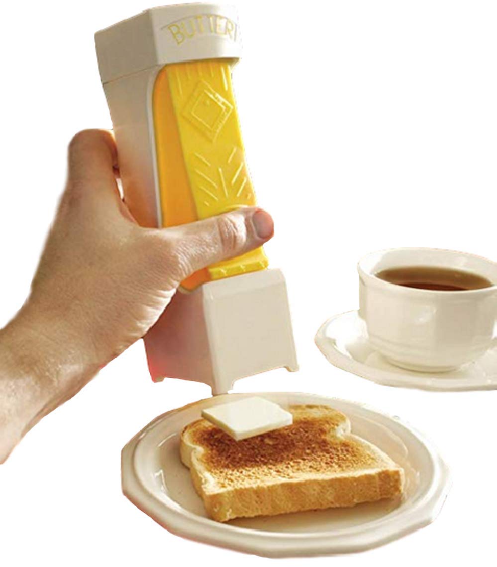 One Click Stick Butter Cutter - Stainless Steel Blade Butter & Cheese Slicer Dispenser - Perfect for Baking, Cooking, and Meal Prep