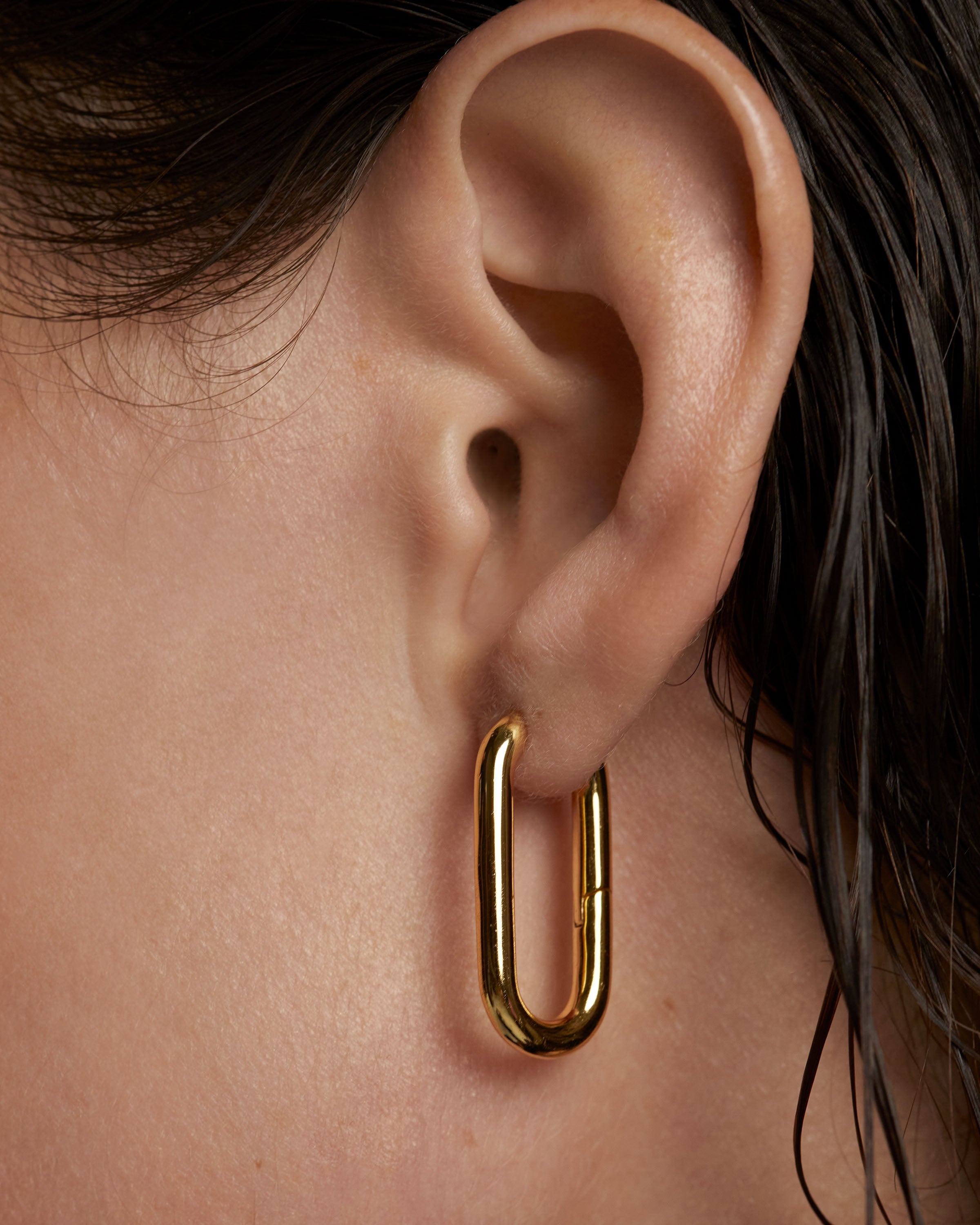 Trendy Gold Hoop Earrings for Women - Stylish Dangle Beaded Earrings for Everyday Wear | Perfect for Parties, Office & Casual Outfits