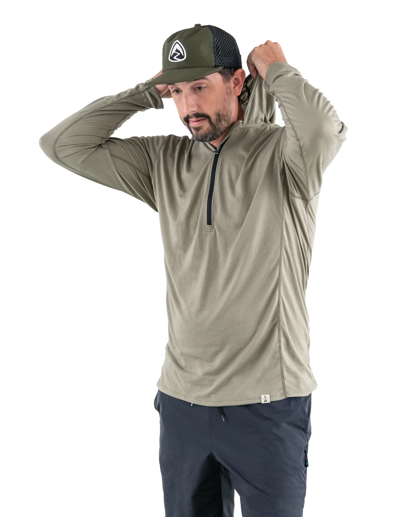 The Mirage Merino Sun Hoody - UPF 50+ UV Protection, Lightweight & Breathable Merino Wool Shirt for Hiking, Running & Outdoor Adventures