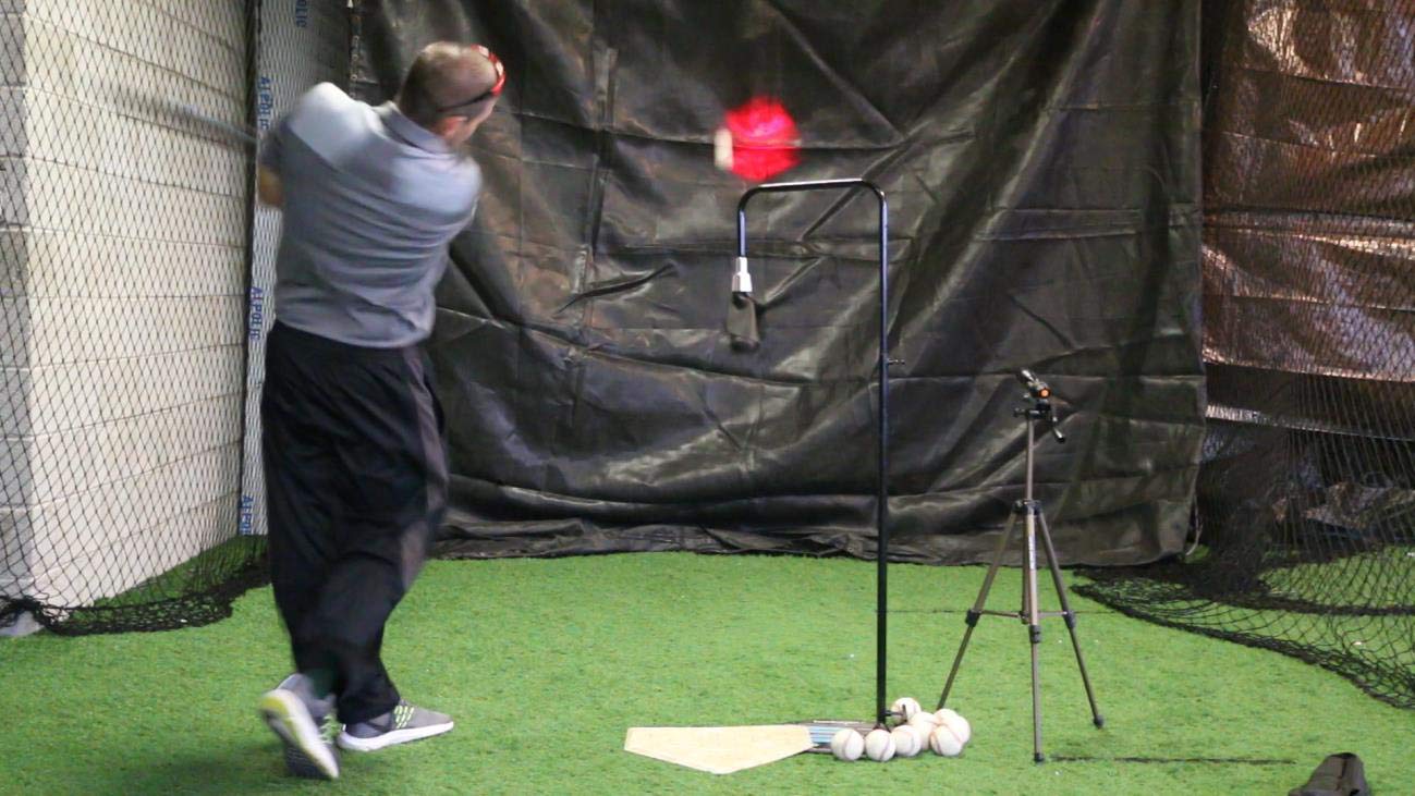 Launch Angle Pro Baseball Swing Trainer - Improve Batting for More Doubles, Triples & Home Runs | Perfect for Baseball Practice & Batting Cage Training