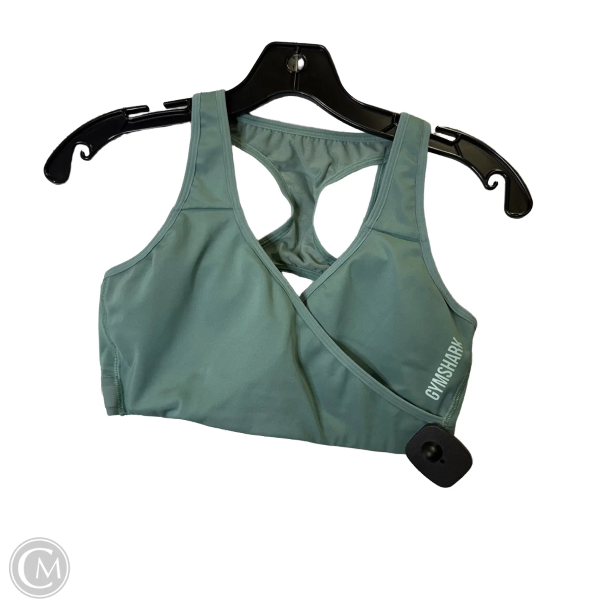 Gym Shark Green Athletic Sports Bra for Women - Size S - High Support Workout, Running & Yoga Top