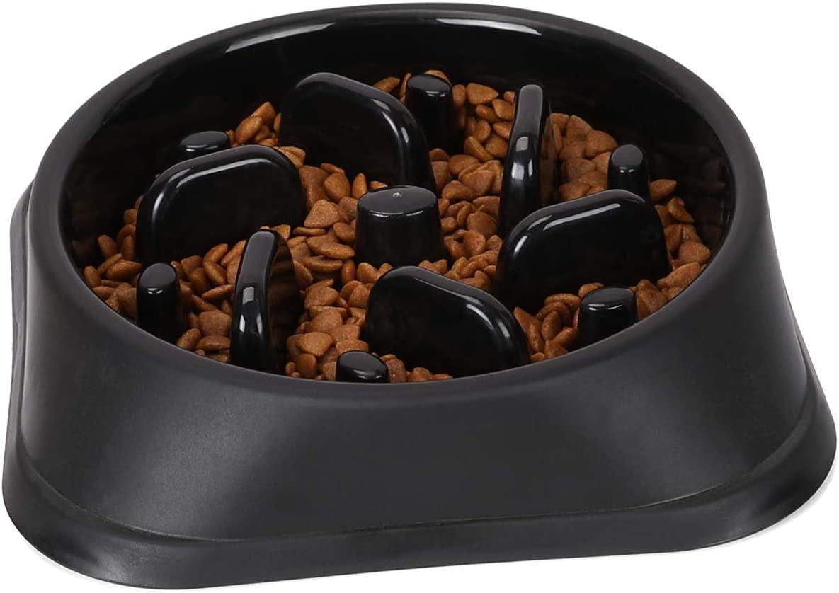 Eco-Friendly Slow Feeder Dog Bowl - Non-Toxic Pet Food Dish for Small & Large Dogs - Perfect for Fast Eaters & Digestion Aid