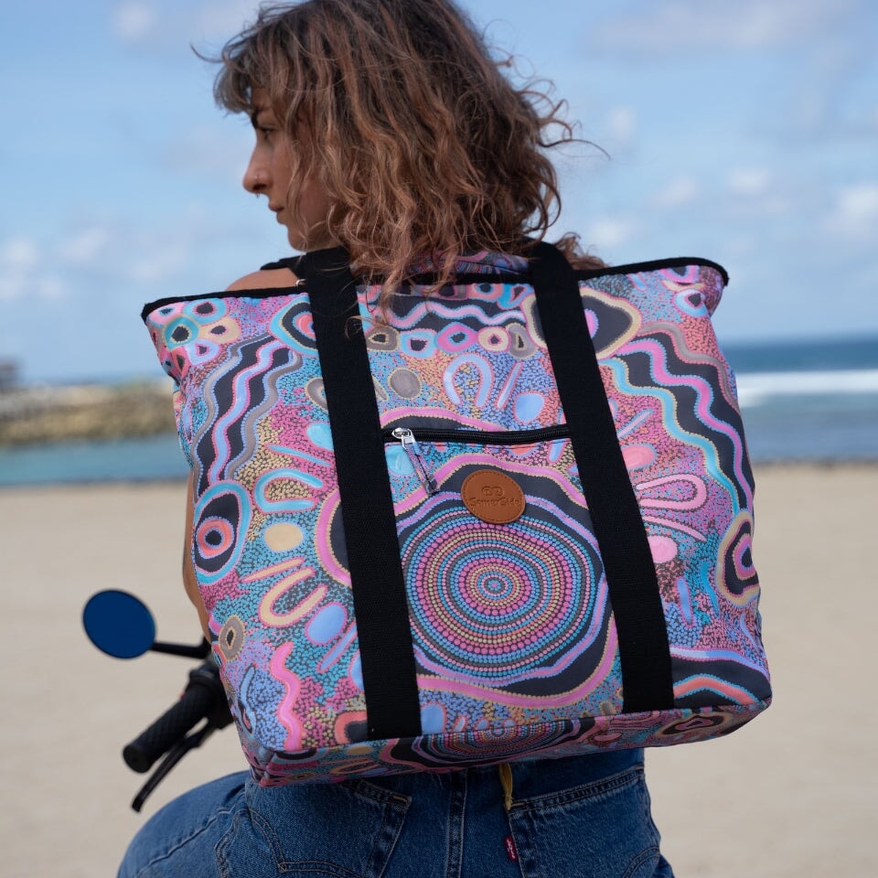 Waterproof Beach Bag for Camping & Outdoor Adventures - Moonlight Beach Essential for Picnics, Travel & Summer Fun