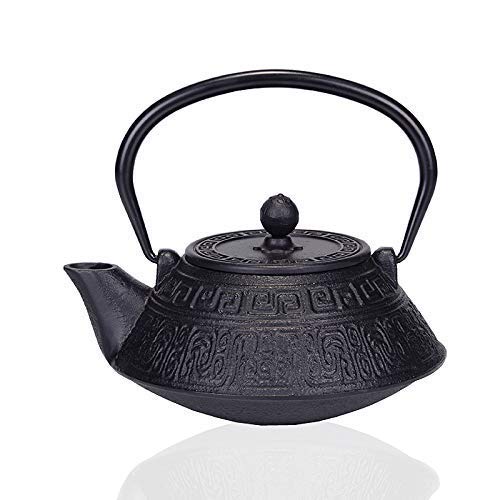 Premium Japanese Cast Iron Teapot 0.8L - Authentic Tetsubin Style with Anti-Leak Design for Green Tea, Herbal Tea & Matcha | Perfect for Home Tea Ceremonies, Office Use & Gift Giving