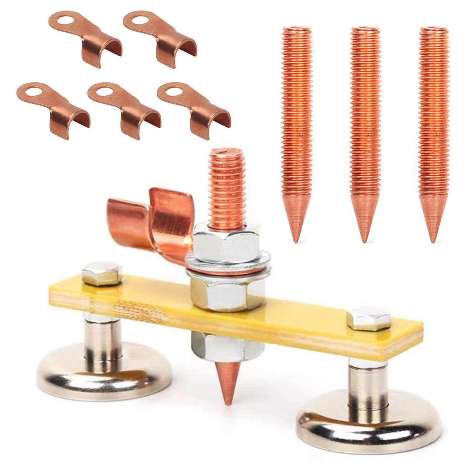 Double Head Welding Magnet Clamp - Strong Magnetic Support for Stable Welding Jobs
