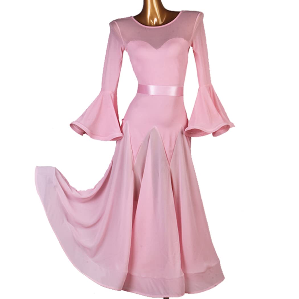 Elegant Ballroom Dance Dresses for Women - Waltz, Salsa, Flamenco & Foxtrot Performance Costumes - Perfect for Competitions, Performances & Social Dancing