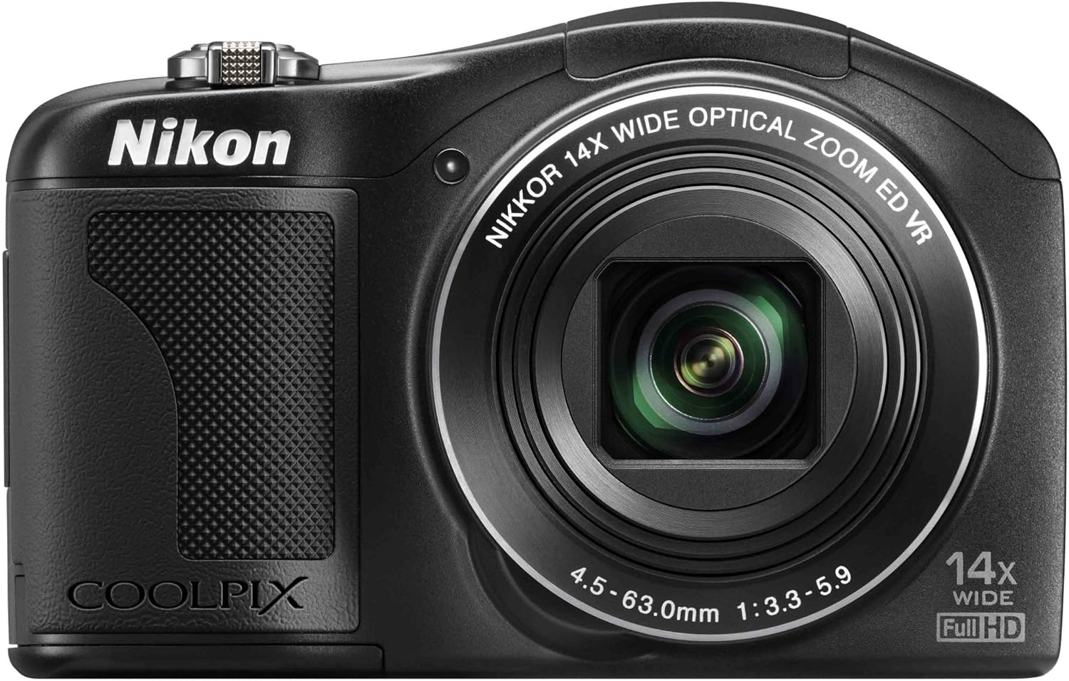 Nikon COOLPIX L610 16MP Digital Camera with 14x Optical Zoom - Black | Perfect for Travel Photography, Family Events & Outdoor Adventures