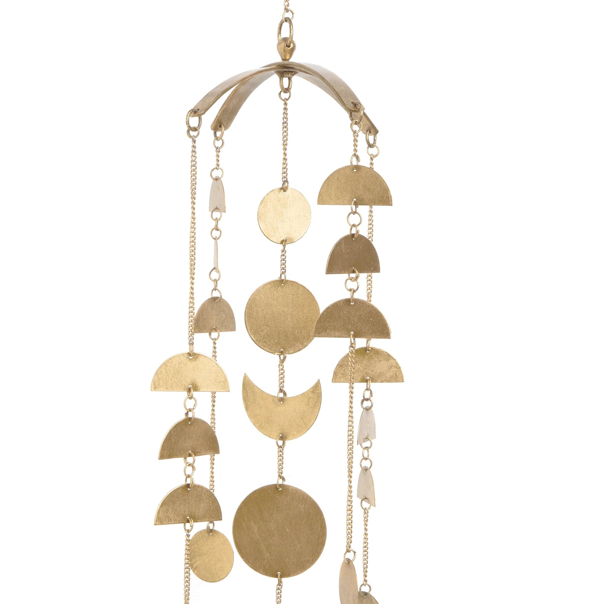 Crane Baby Luna Ceiling Hanging Mobile - White & Gray Nursery Decor for Newborns - Soothing Musical Crib Toy for Baby Bedroom & Daycare Centers