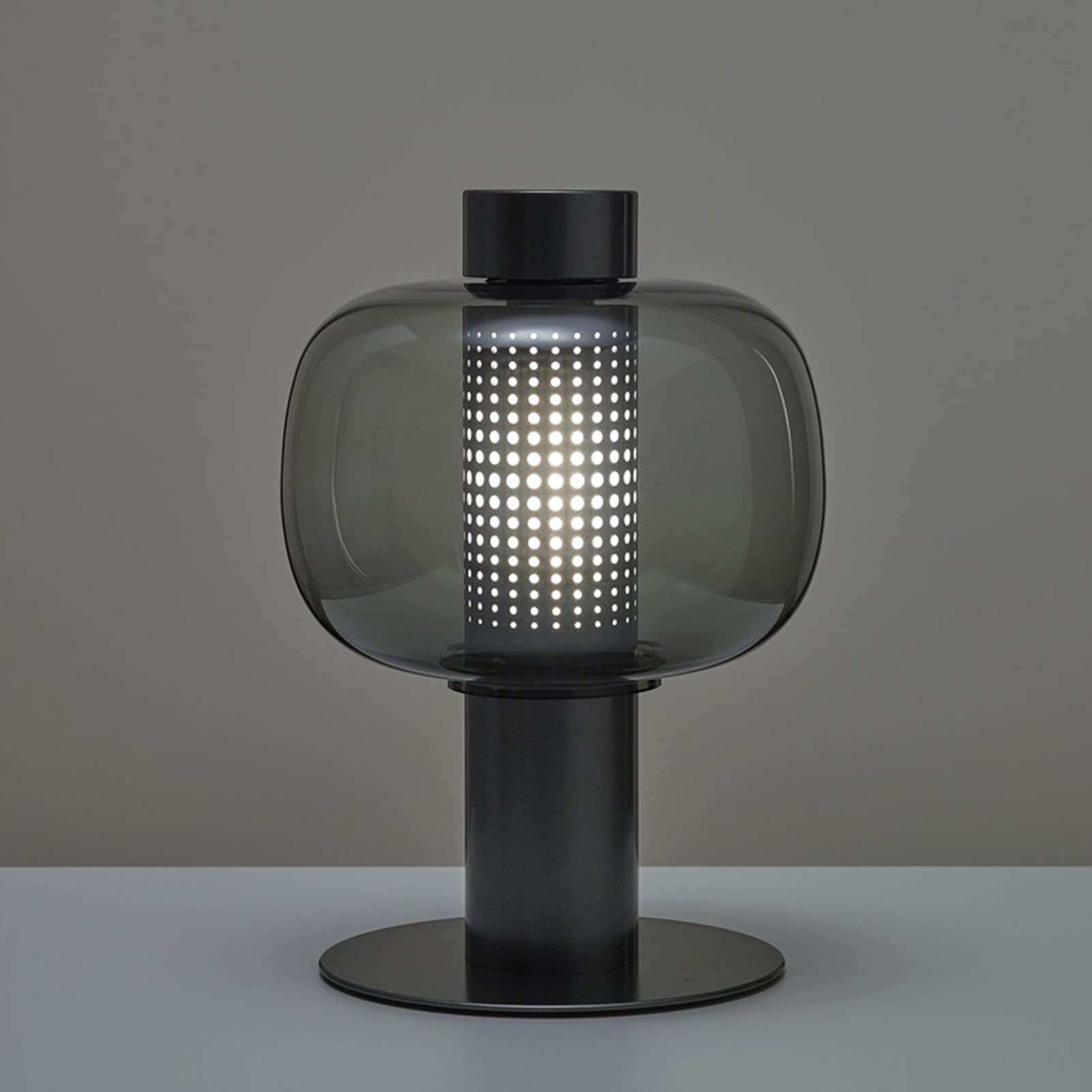 Modern Creative Glass Table Lamp - Nordic Style LED Desk Lamp for Living Room, Study, Bedroom & Home Office - Reading Light & Nightstand Lamp for Cozy Ambience