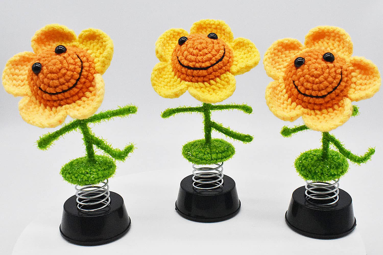 Sunflower Gifts for Women - Adorable Car Dashboard Decor, Home & Office Decoration for Kitchen, Bathroom, Wall & Desk (Yellow) - Perfect for Birthday, Mother's Day & Housewarming Gifts