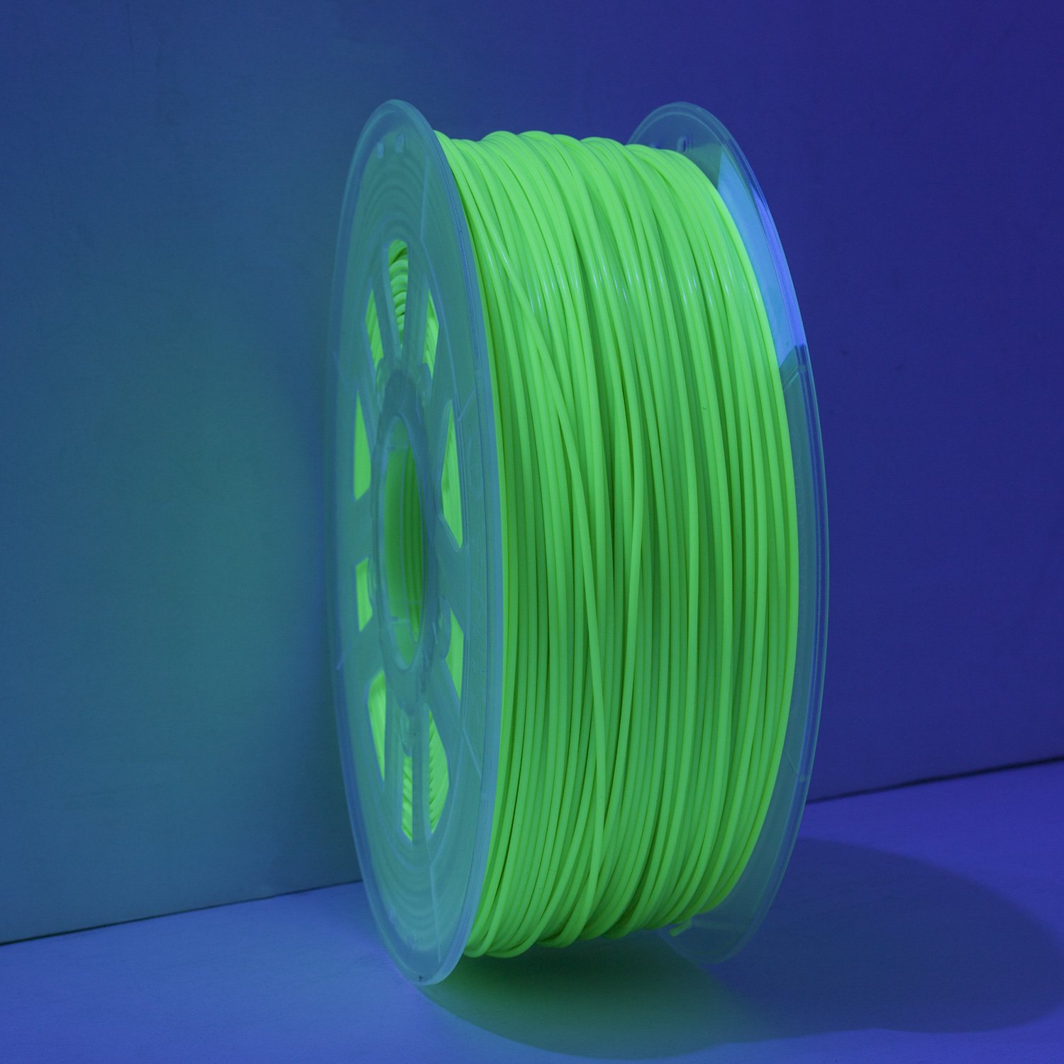 Gizmo Dorks 1.75mm ABS 3D Printer Filament 1kg (2.2lb) - Fluorescent Green UV Reactive - High Strength, Low Warping - Perfect for Cosplay Props, DIY Models & Educational Projects