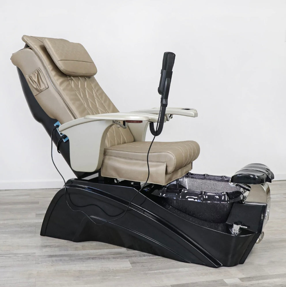 Professional Diamond Spa Pedicure Chair for Nail Salons & Spas - Hydraulic Massage Footrest, Adjustable Backrest, Premium Comfort for Ultimate Relaxation - Perfect for Pedicures, Manicures & Foot Care Treatments