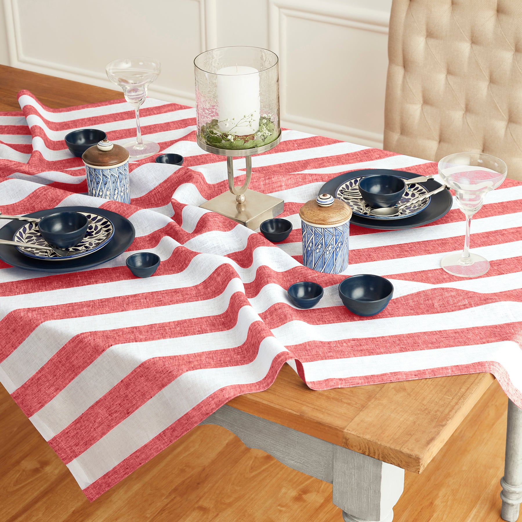 Black and White Cabana Stripe
