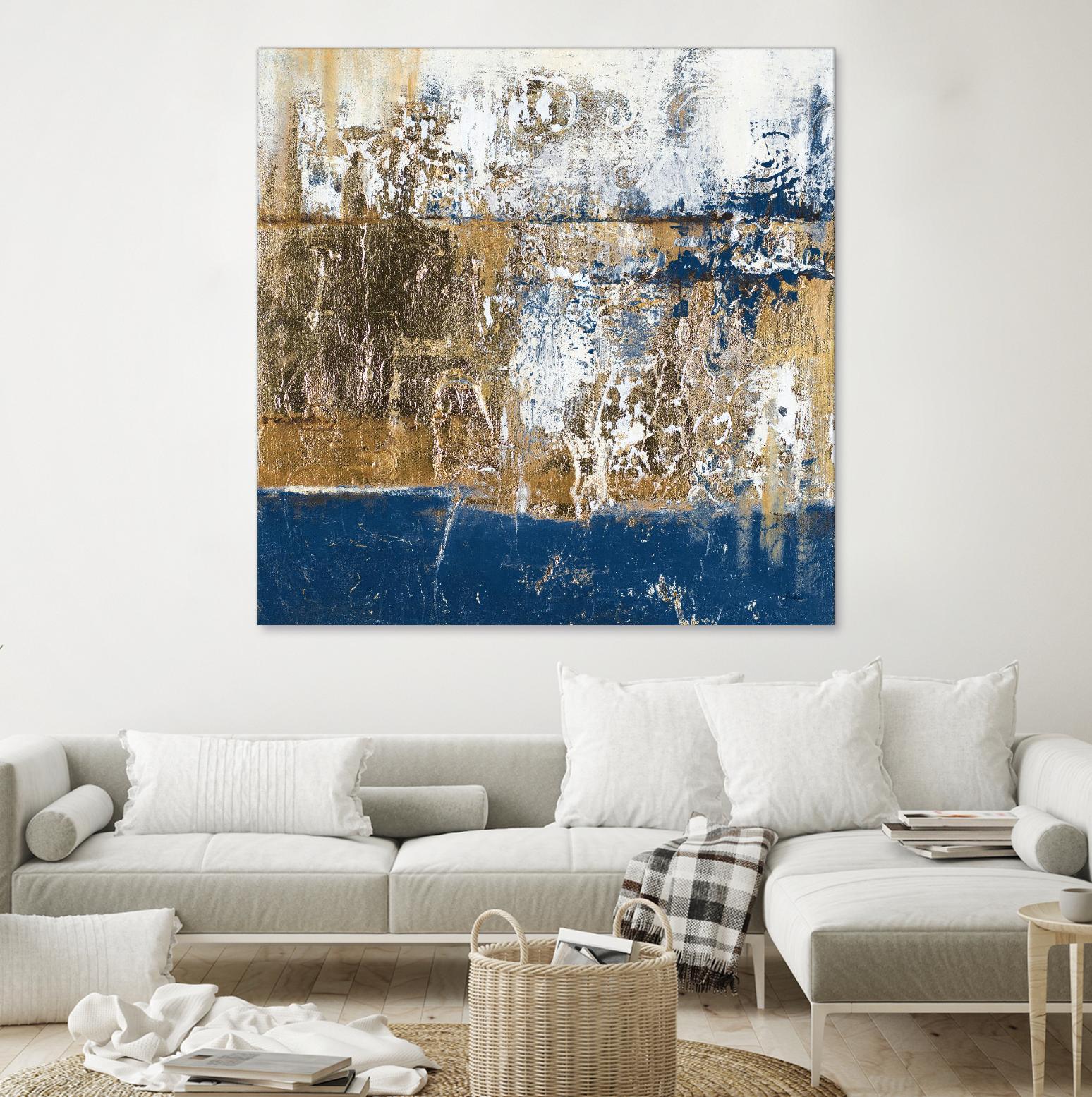 Blue Contemporaneo - Modern Home Decor for Living Room & Bedroom | Stylish Wall Art & Interior Design Accent