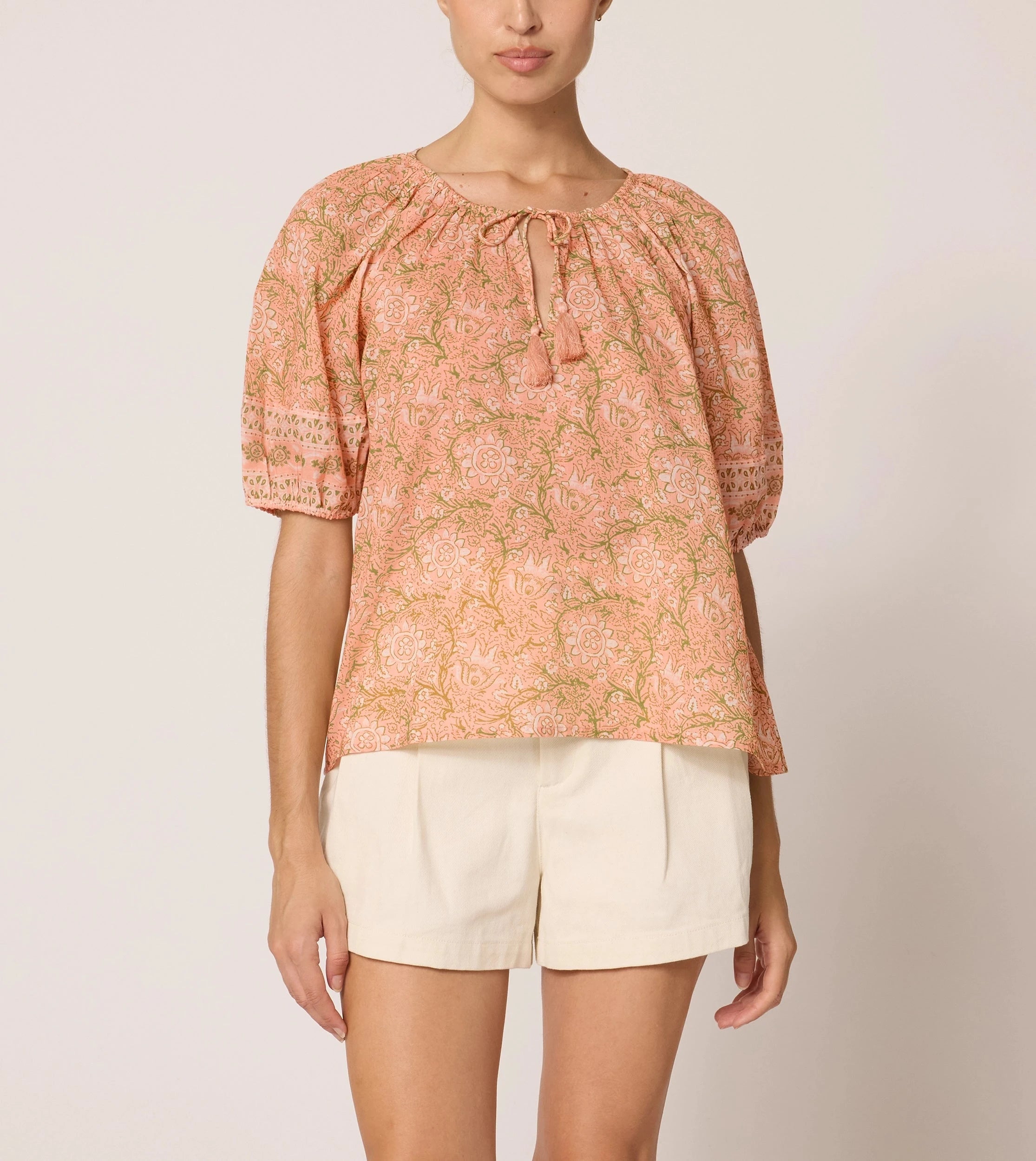 Johana Blouse - Elegant Cecil Blush Women's Top for Casual & Office Wear | Perfect for Work, Date Night & Special Occasions