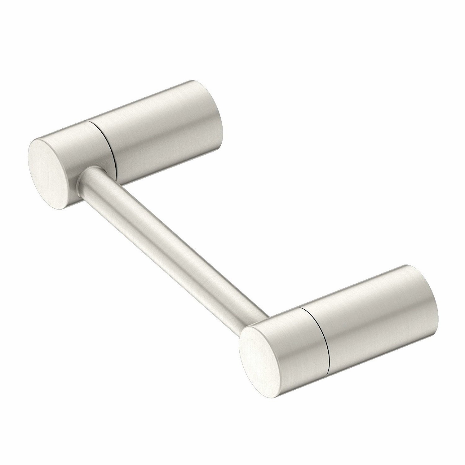 Premium 4-Piece Bathroom Hardware Set - Brushed Nickel Wood Grip Collection with 24