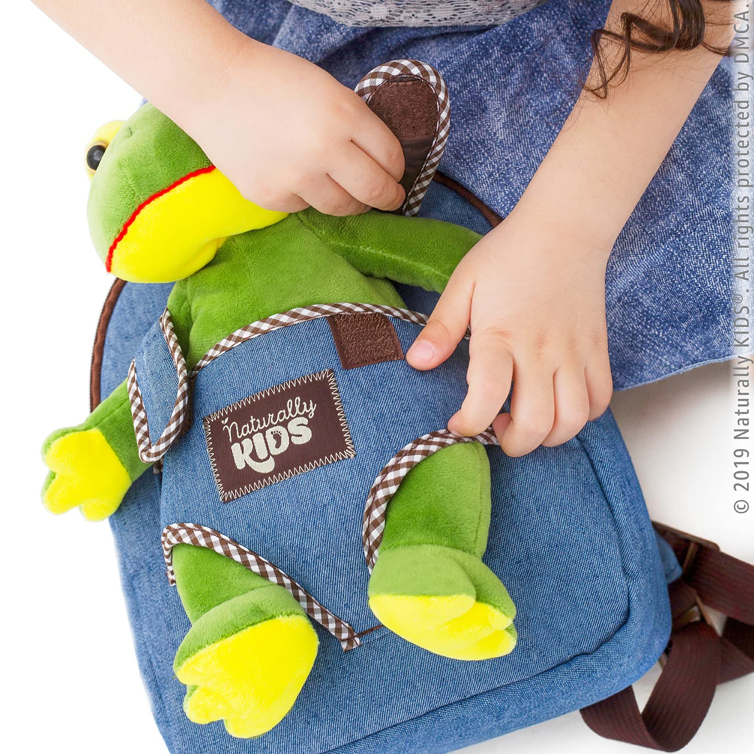 Cute Frog Backpack for Kids 3-5 Years Old | Plush Stuffed Animal Toy & Fun Gift for Toddlers Boys & Girls | Perfect for School, Travel & Playtime Adventures
