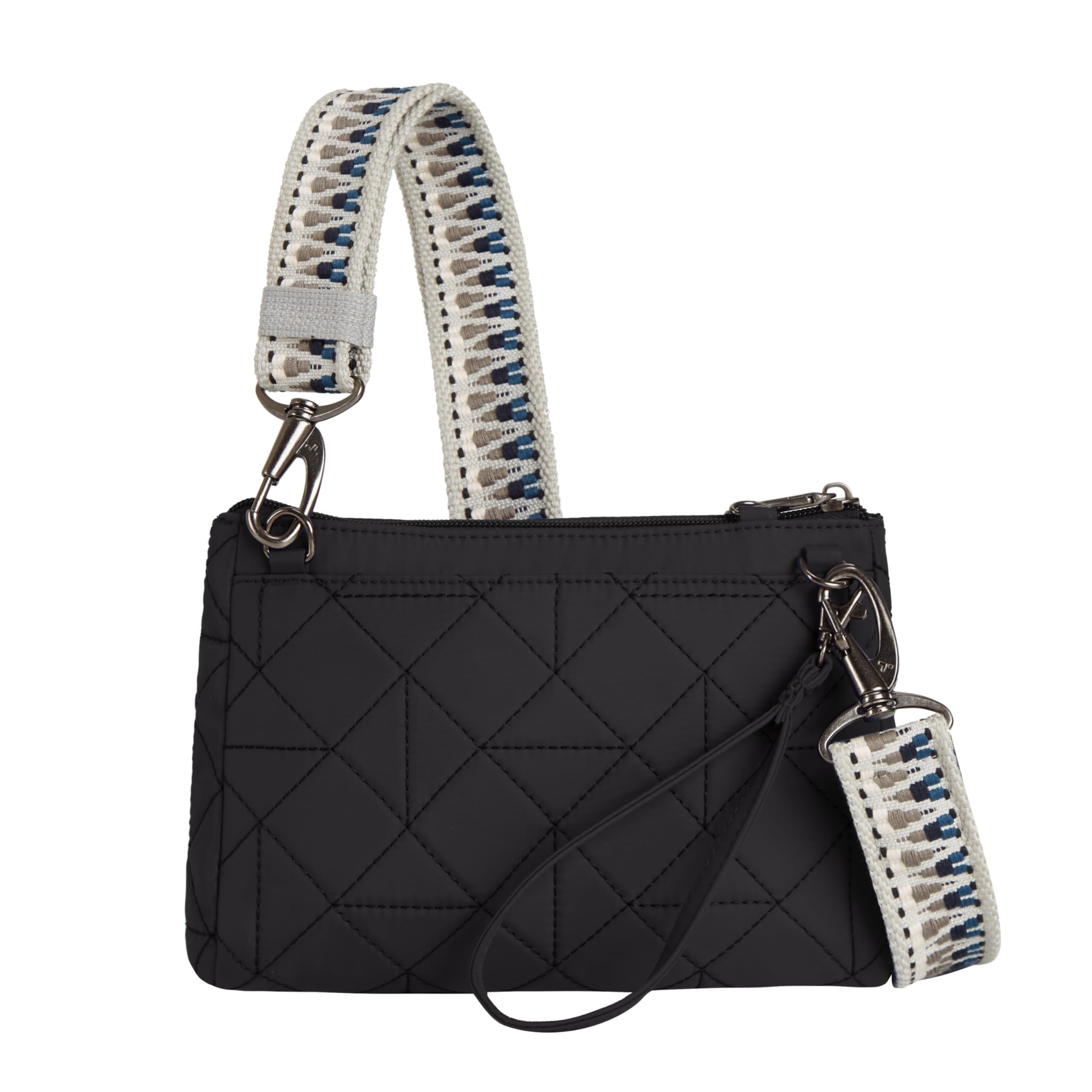 Travelon Anti-Theft Boho Clutch Crossbody Bag for Women - Secure RFID Blocking Purse with Adjustable Strap - Perfect for Travel, Shopping & Daily Use