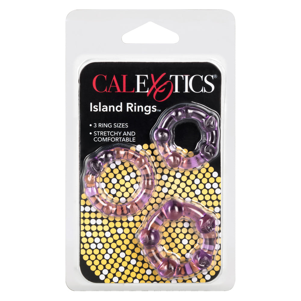 Premium Island Rings Cock Ring Set - 3 Pack for Enhanced Pleasure & Performance - Perfect for Couples & Solo Play
