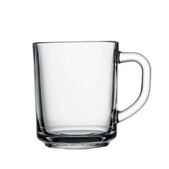 Premium Pasabache Pub 2-Piece Glass Coffee Mug Set - Durable & Elegant for Hot/Cold Beverages - Perfect for Home, Office, or Cafe Use