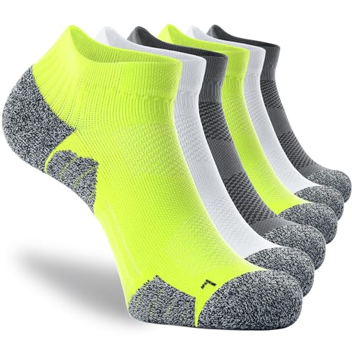6-pairs (Charcoal2,lime-green2,white2)