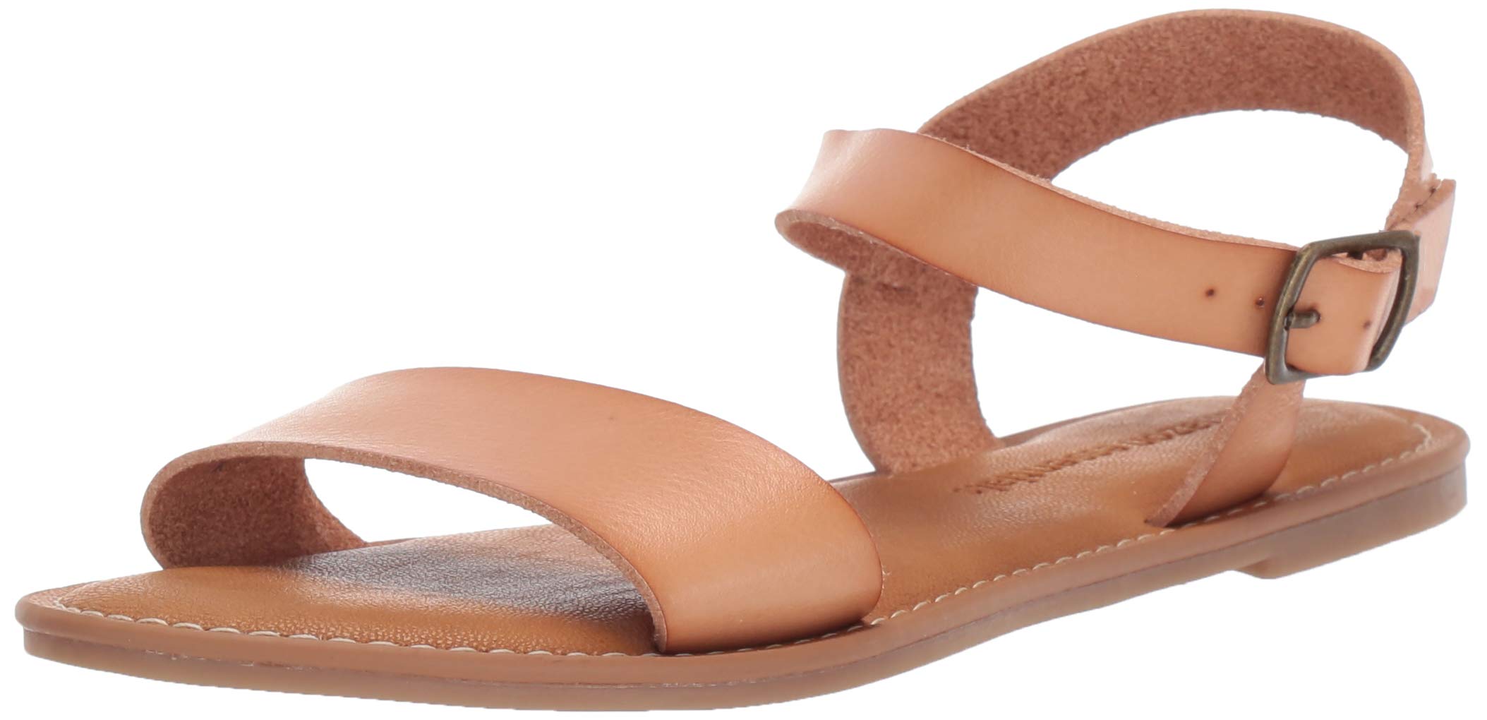 Amazon Essentials Women's Two Strap Buckle Sandals - Comfortable Casual Summer Shoes for Beach, Walking & Outdoor Activities