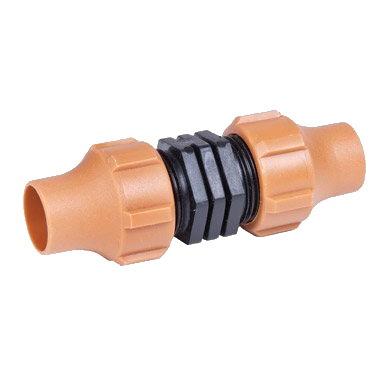 DIG Irrigation 15 055 Universal Nut Lock Fitting Coupling - Heavy Duty Drip Irrigation Connector for Garden, Lawn & Greenhouse Watering Systems