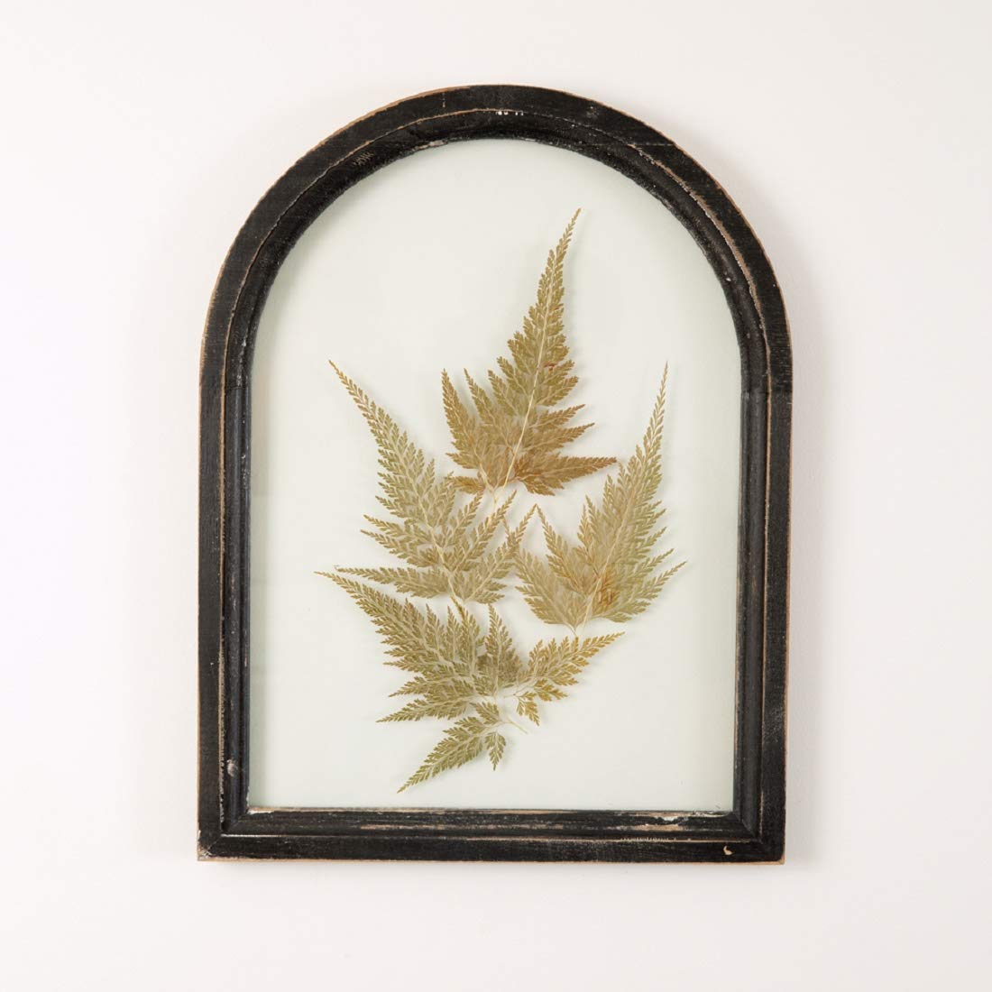 CTW Home Collection 440023 Black Arched Botanical Wall Decor - Elegant Floral Metal Art for Living Room, Bedroom & Office Decor