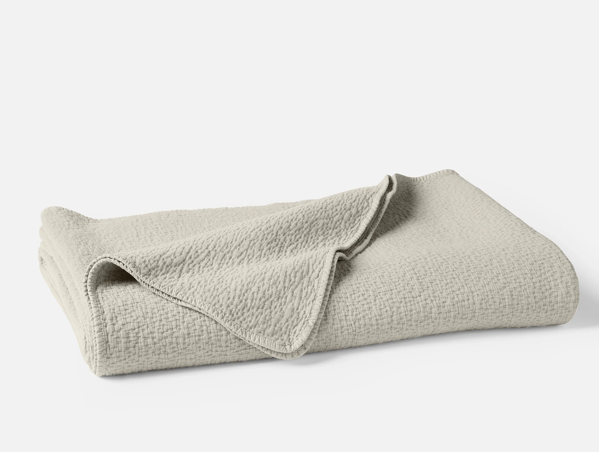 Organic Cotton Matelasse Blanket - Soft, Breathable & Hypoallergenic Bedding for All Seasons - Perfect for Cozy Nights, Guest Rooms & Nursery Decor