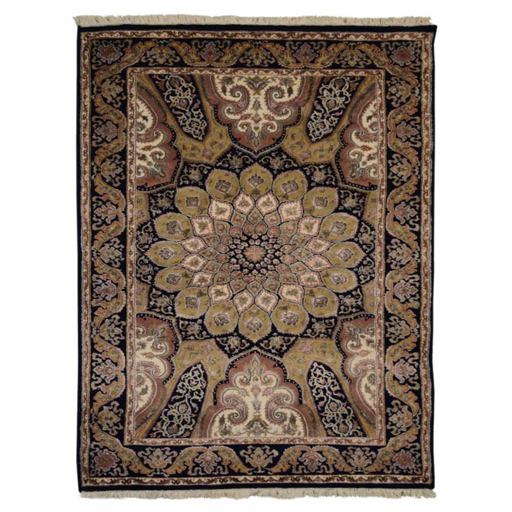 Authentic Geisha Hand Knotted Rug - Premium Japanese Silk Carpet for Living Room & Bedroom Decor