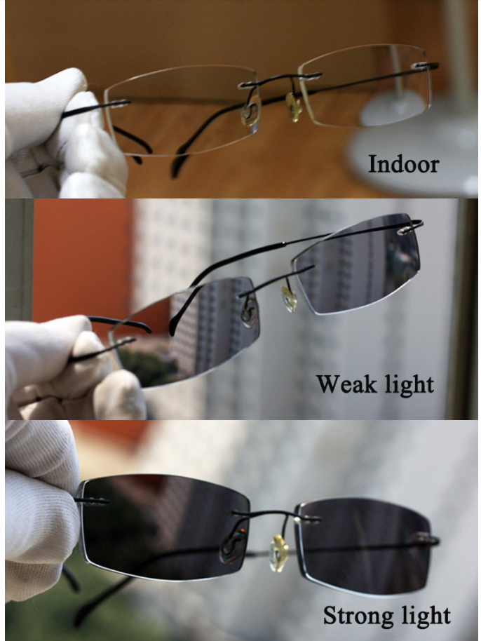 BCLEAR 1.56 Index Aspheric Photochromic Blue Light Blocking Myopia Lenses (Gray) - Perfect for Computer Work, Reading & Outdoor Activities