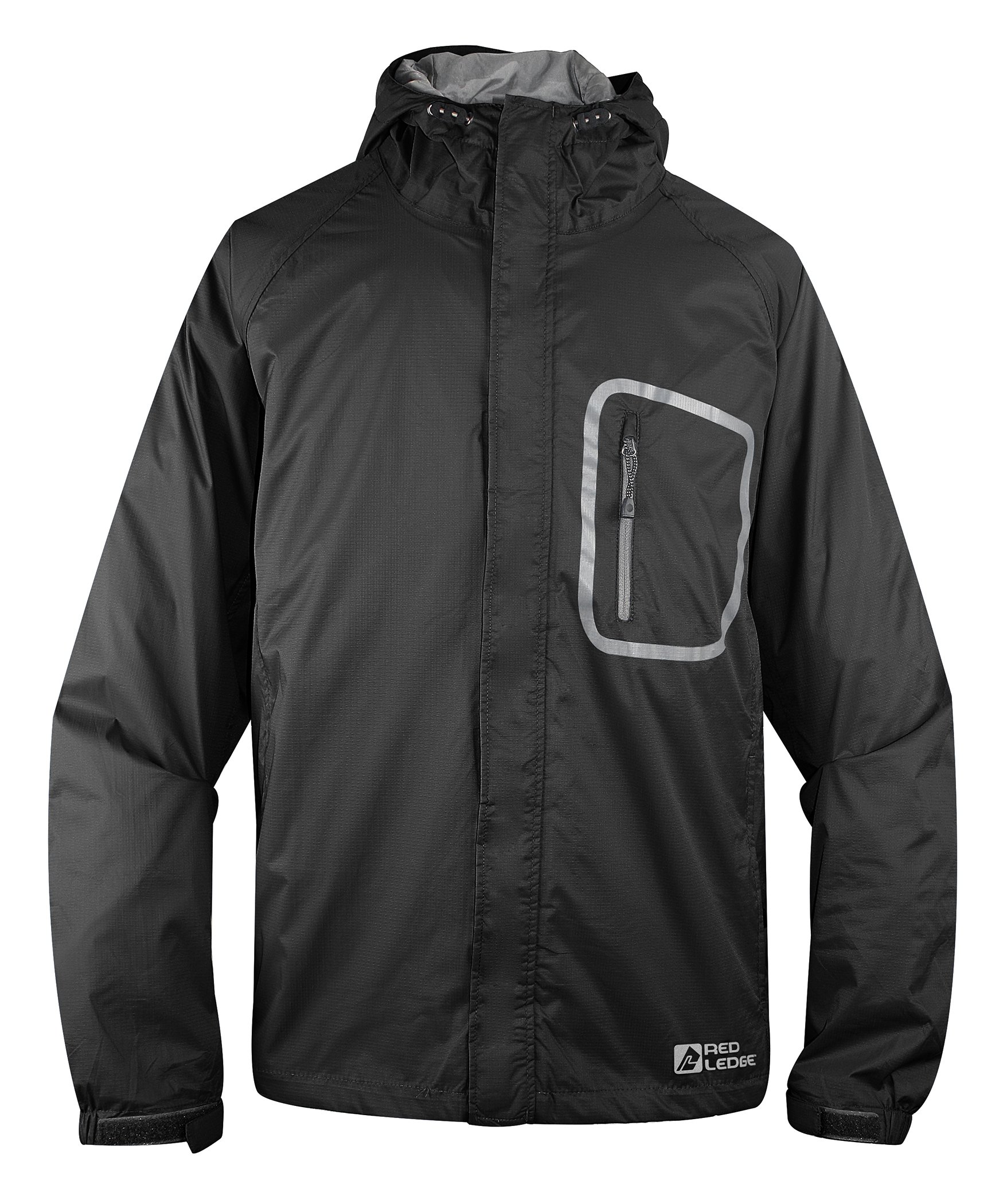 Red Ledge Men's Jakuta Jacket - Waterproof Windbreaker for Hiking, Camping & Outdoor Adventures - Lightweight Rain Jacket for Men with Adjustable Hood