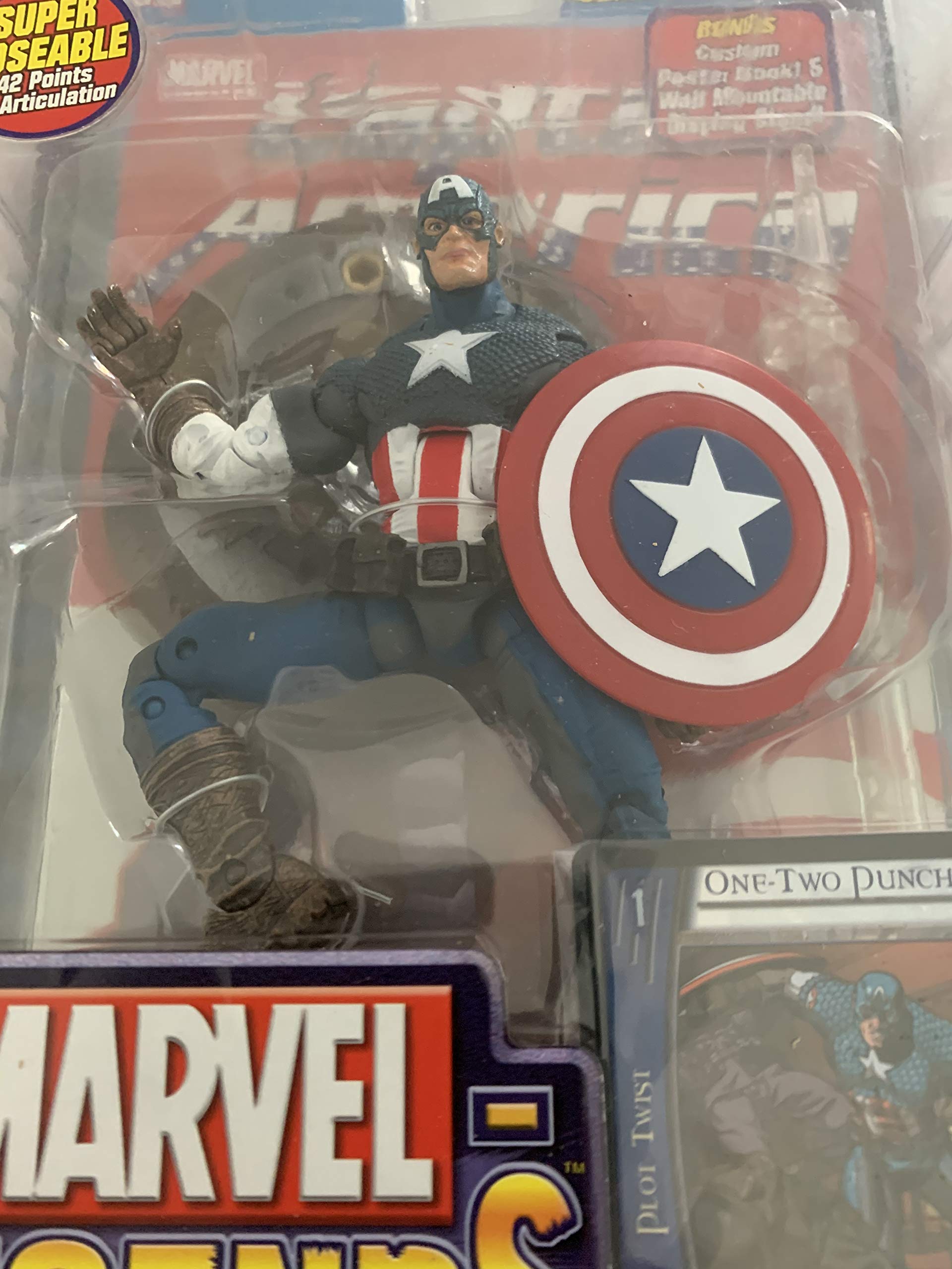 Marvel Legends Series VIII 6-Inch Action Figure - Ultimate Captain America Collectible for Superhero Fans | Perfect for Display, Cosplay, and Marvel Comics Collections